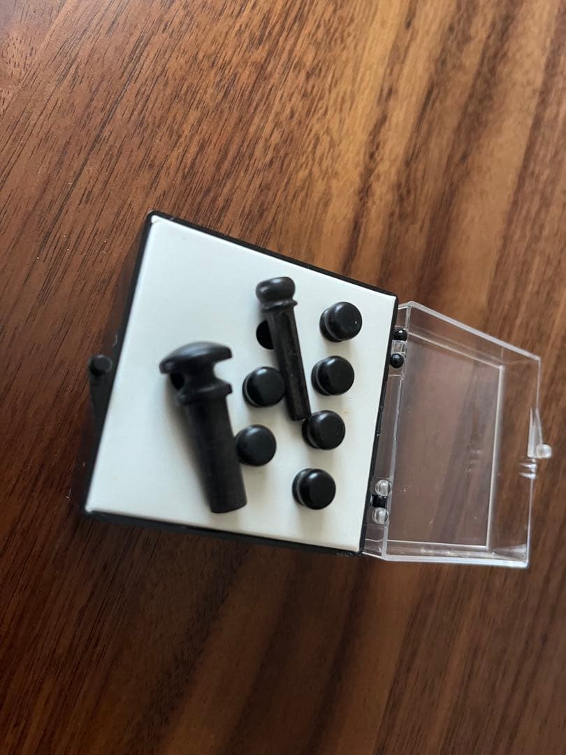 Martin Bridge Pin & End Pin Set - Ebony