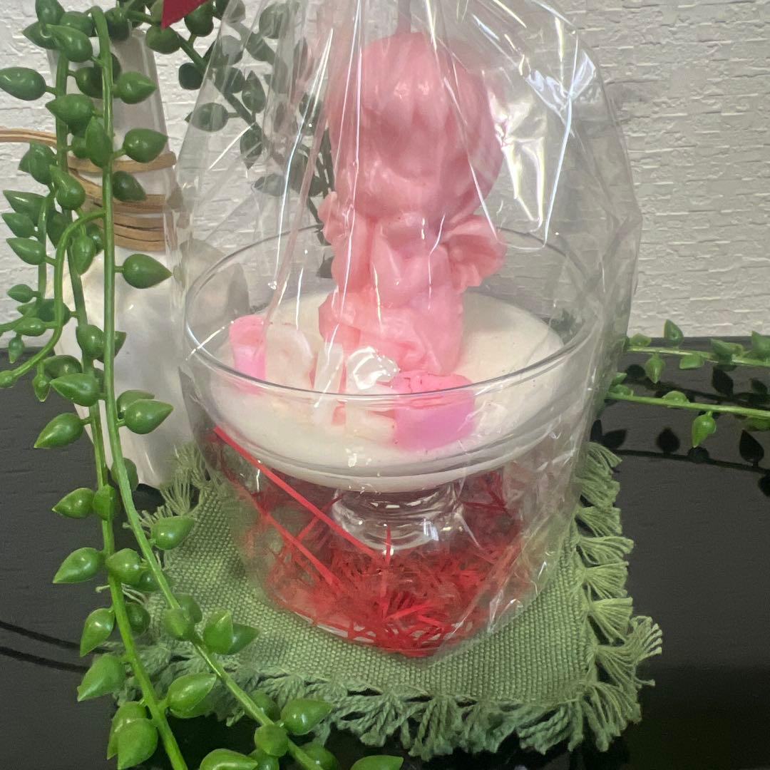 Pink Angel Figure Candle