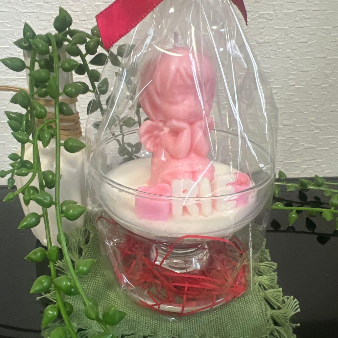 Pink Angel Figure Candle