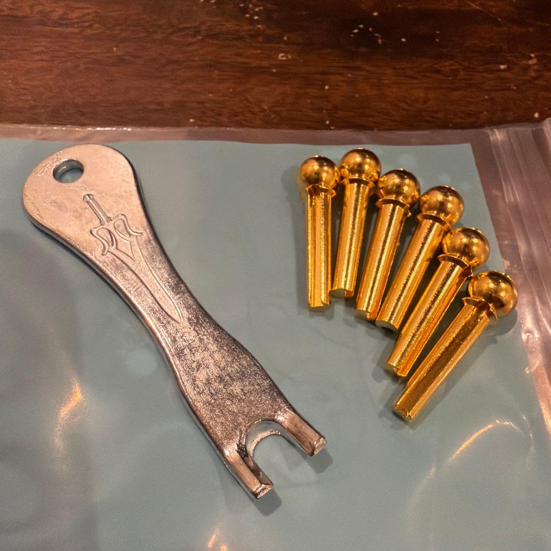 Brass Bridge Pins - Set of 6