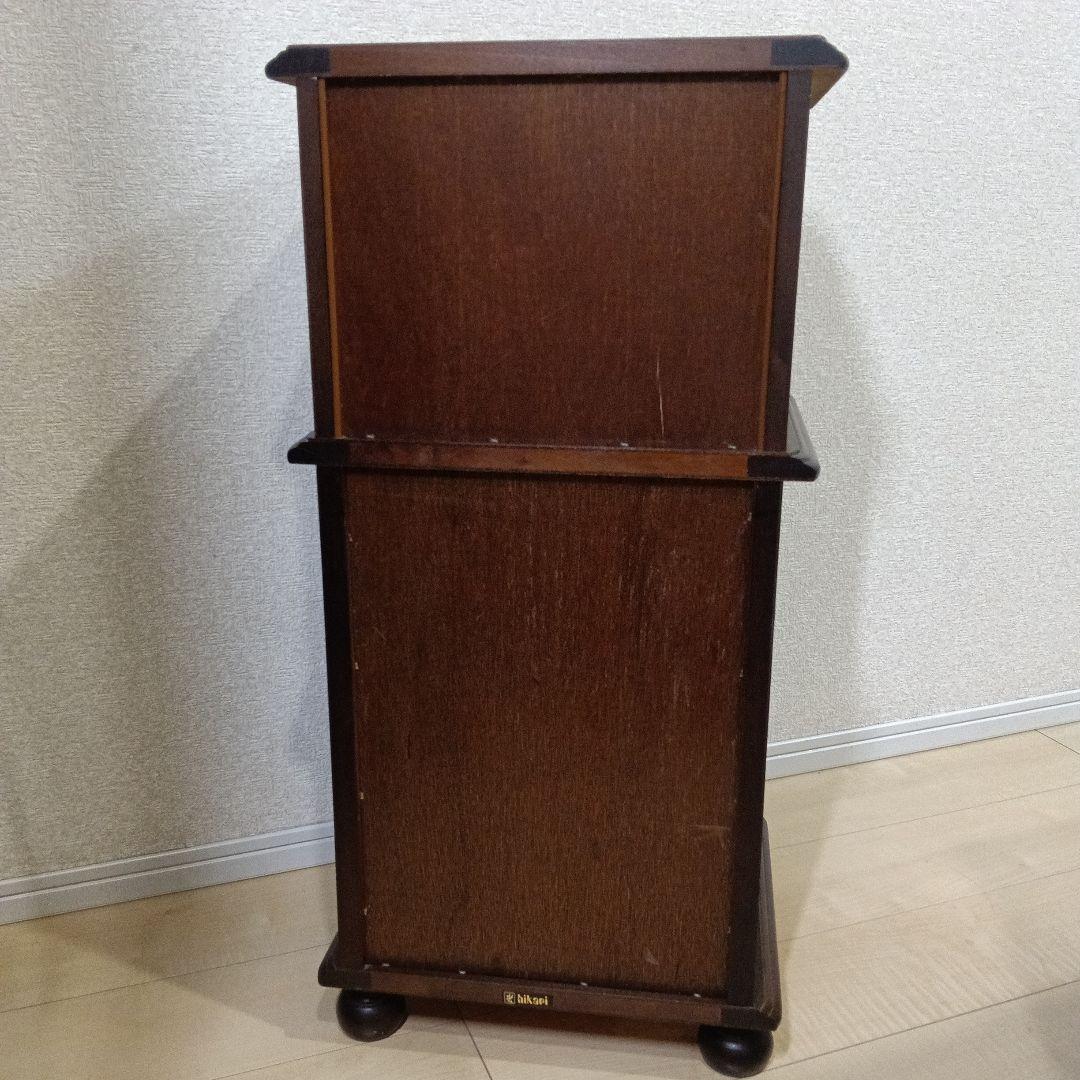 HIKARI Hikari Furniture Wooden Side Chest Telephone Stand Storage 3-Tier Antique Furniture