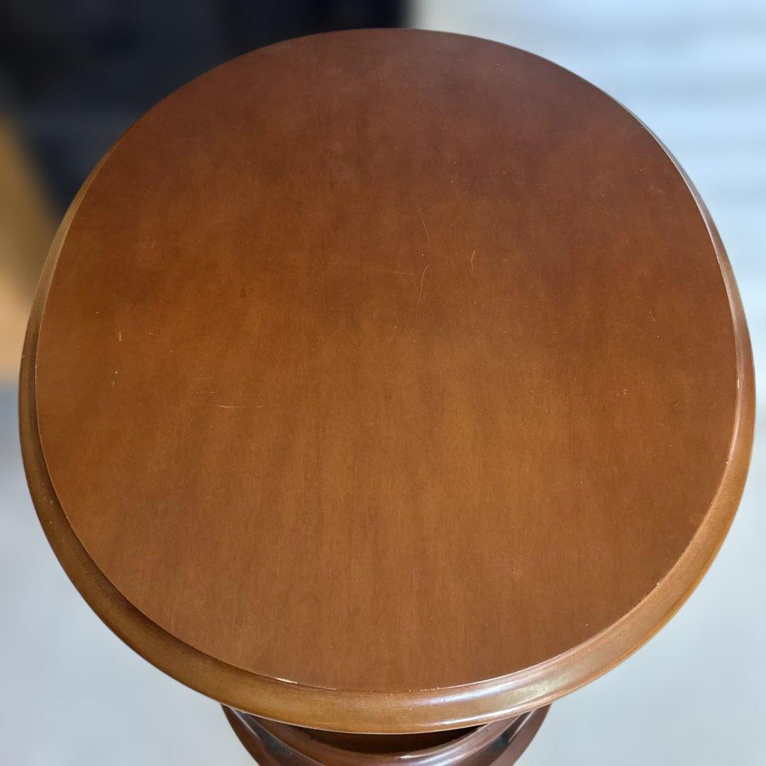 Cat leg carving round chest side table flower stand telephone stand Nordic furniture flea market