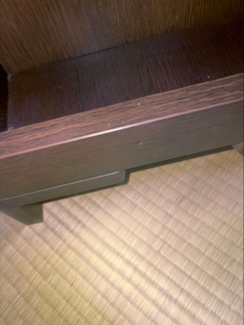 Wooden Chest, Router Storage, Fax Stand, Telephone Stand, Dark Brown, 4-Drawer