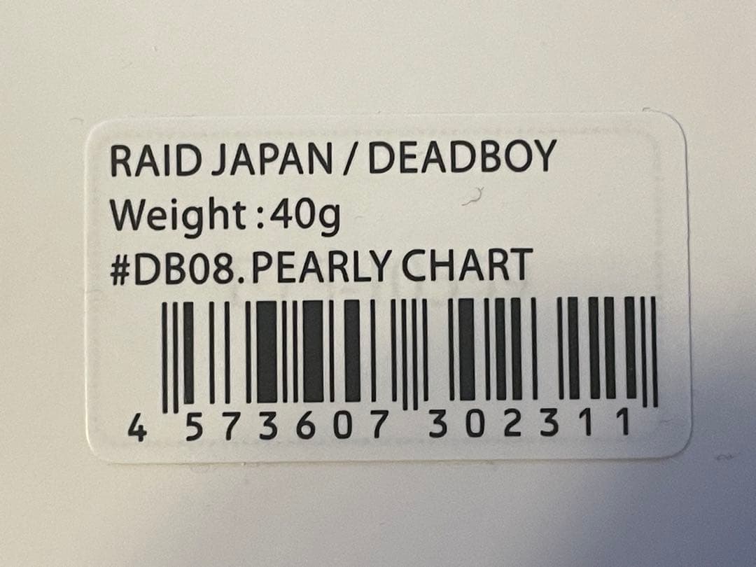 RAID JAPAN Dead Boy Fish Skin Pearly Chart
