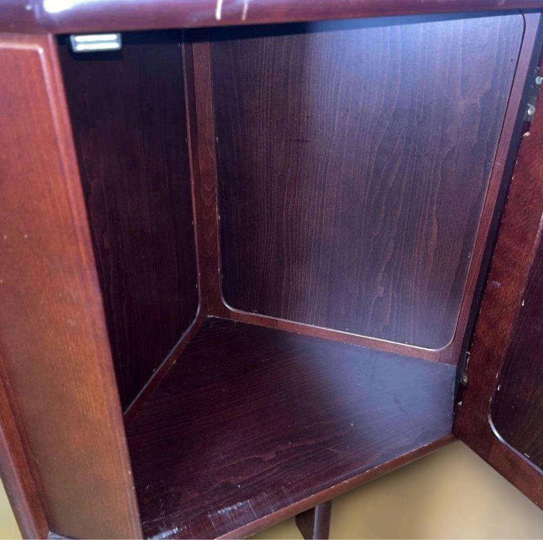 Karimoku Telephone Stand, Wooden, Corner Unit, Interior