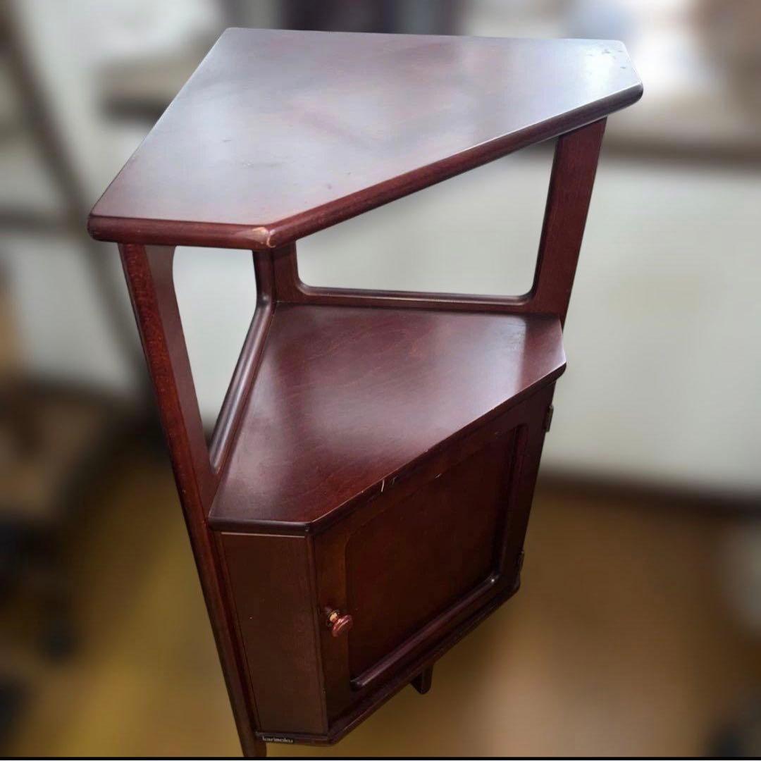 Karimoku Telephone Stand, Wooden, Corner Unit, Interior