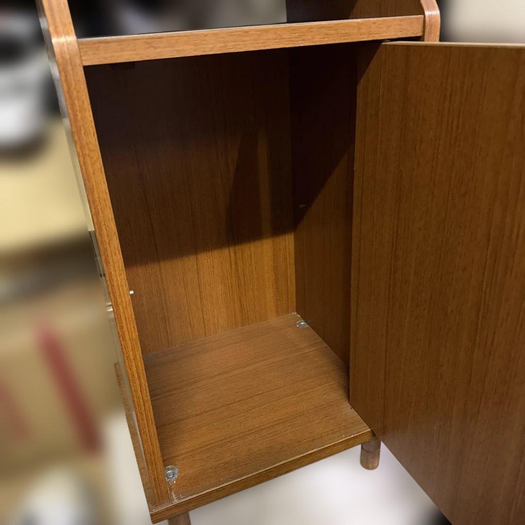 Wooden Brown Storage Shelf Simple Design