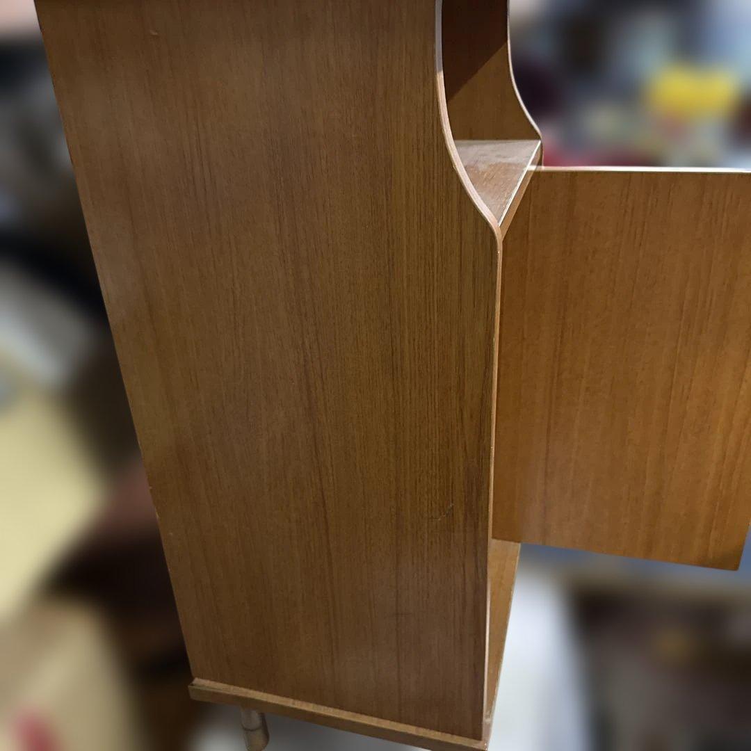 Wooden Brown Storage Shelf Simple Design