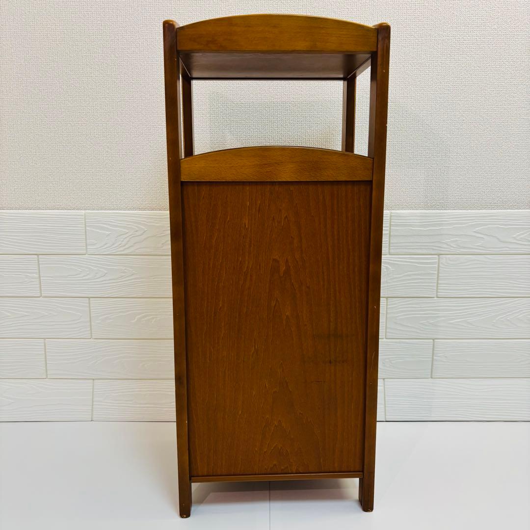 【Beautiful Condition】Karimoku Rattan Side Table, Telephone Stand, Flower Stand, Retro
