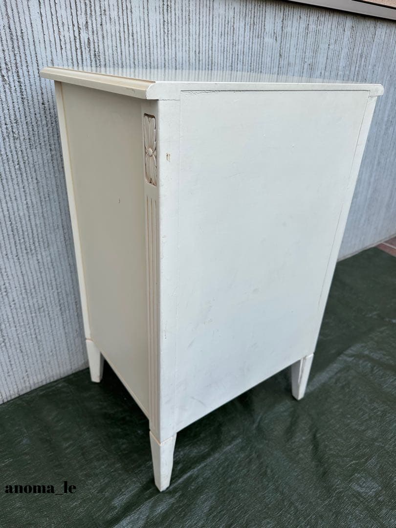 5020 [Side Chest] Wooden Cabinet, Rococo Style, Storage, Display Stand, Flower Stand, Interior