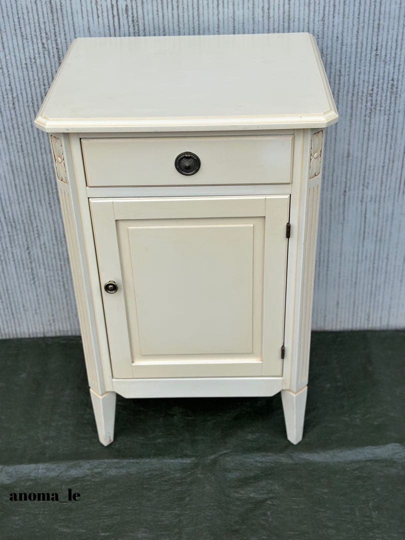 5020 [Side Chest] Wooden Cabinet, Rococo Style, Storage, Display Stand, Flower Stand, Interior
