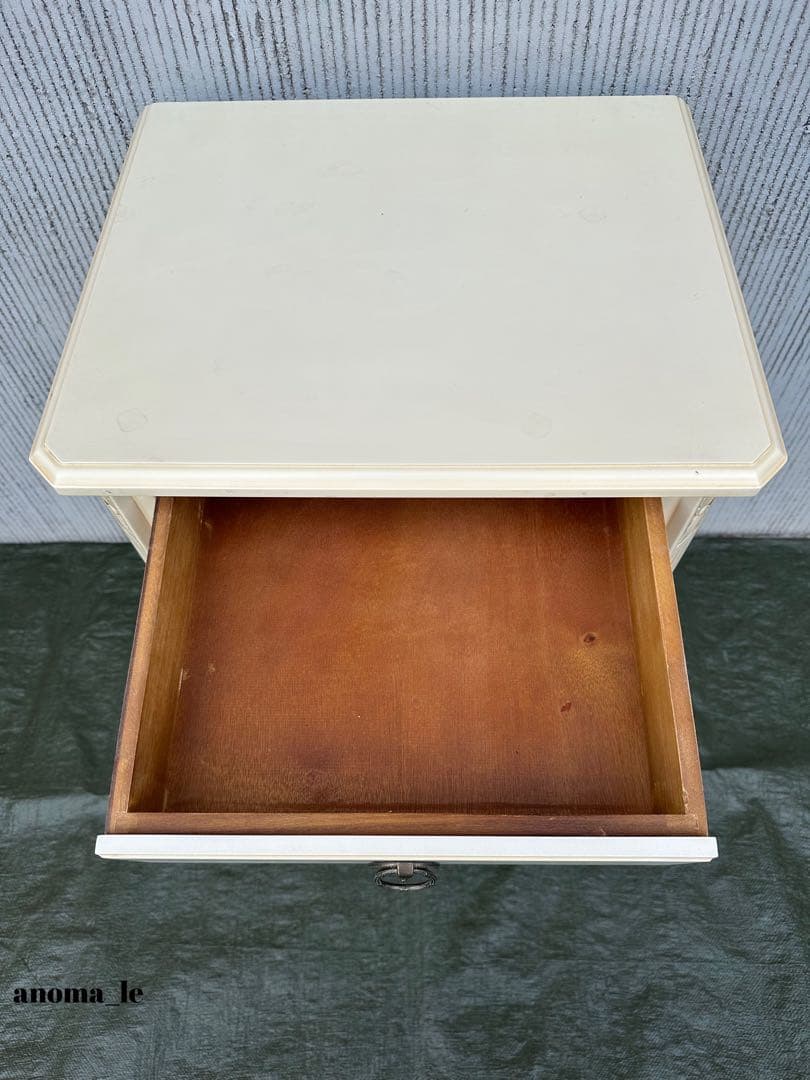 5020 [Side Chest] Wooden Cabinet, Rococo Style, Storage, Display Stand, Flower Stand, Interior