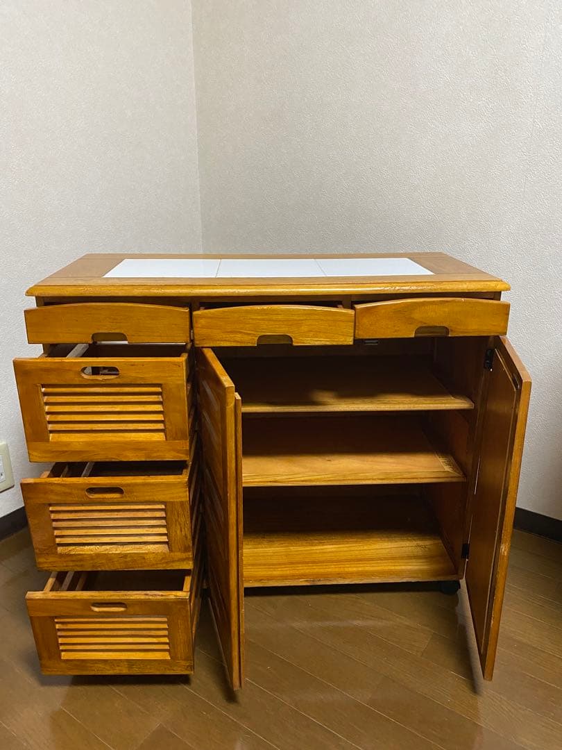 Kitchen rack, telephone stand, tile cabinet, chest of drawers