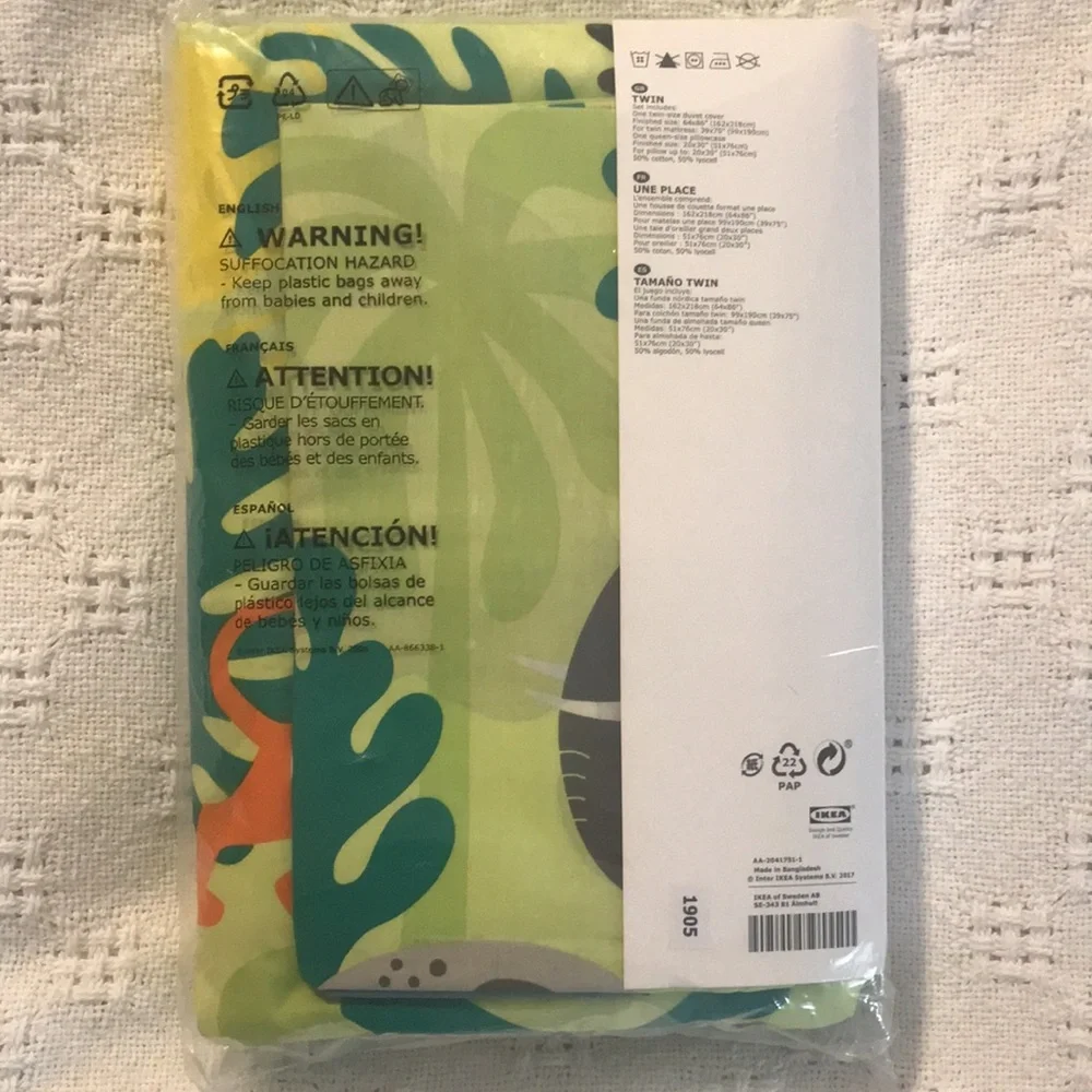 IKEA Twin Duvet Cover and Pillowcase