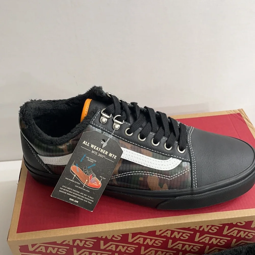 Vans Old skool Mte Black Camo weather resistant exterior