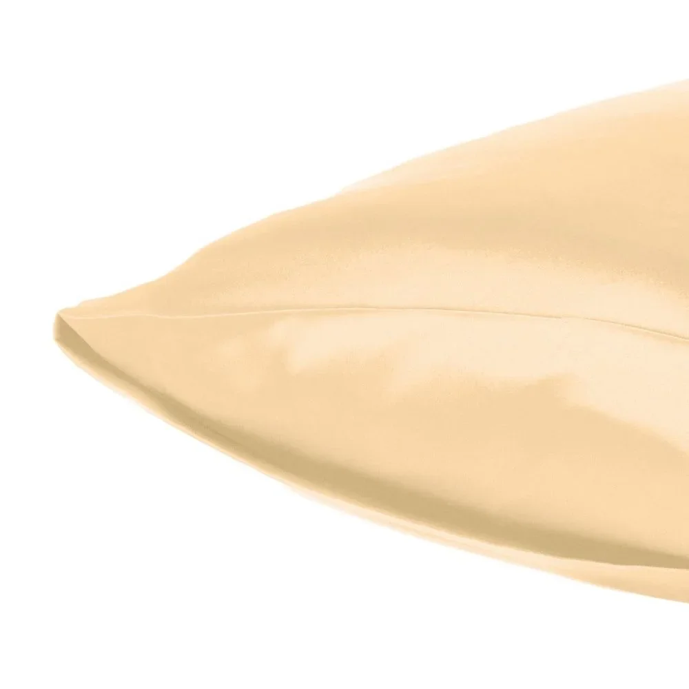 Oussum Decorative Silky Home Decor Satin Pillowcase for Hair and Skin set of 2