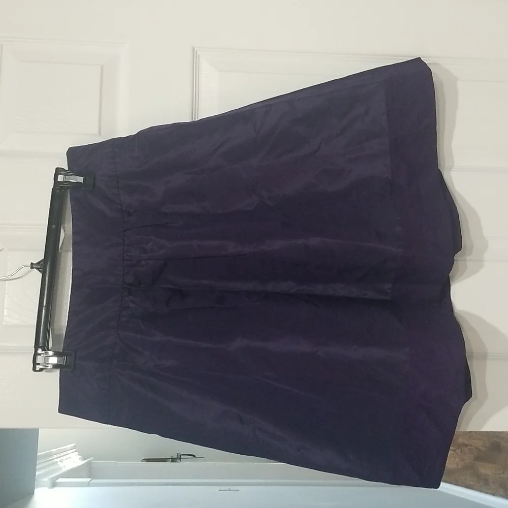 J.Crew Eggplant Purple Silk Skirt
