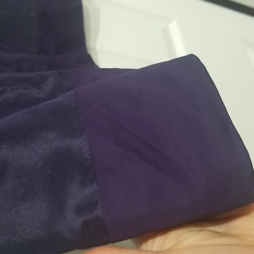 J.Crew Eggplant Purple Silk Skirt