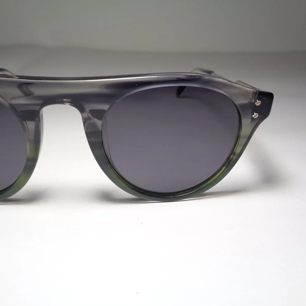 Calvin Klein CK20701S Smoke Green Gradient Horn New Men's Sunglasses