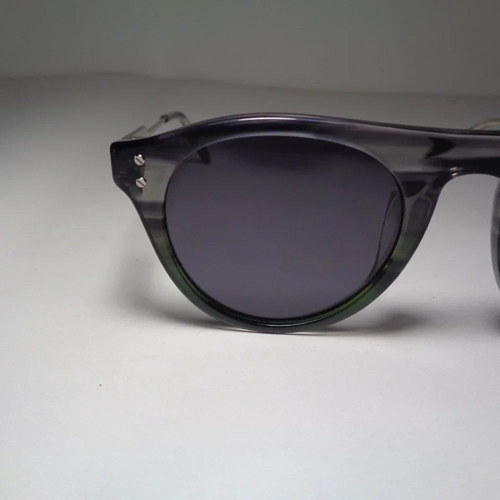 Calvin Klein CK20701S Smoke Green Gradient Horn New Men's Sunglasses