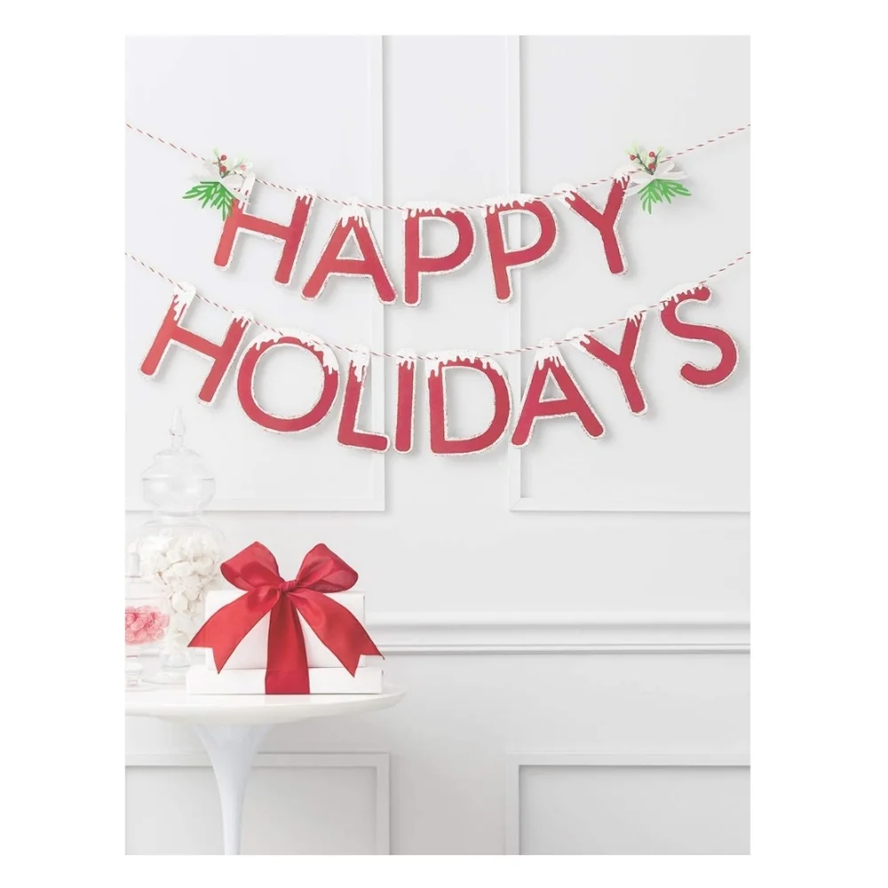 Martha Stewart Happy Holidays Garland