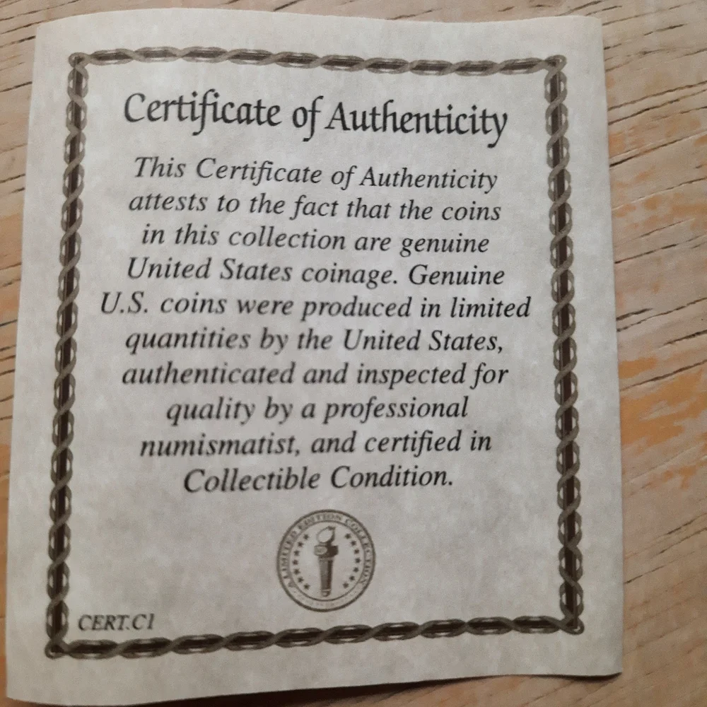 United States Coinage beautiful yellow