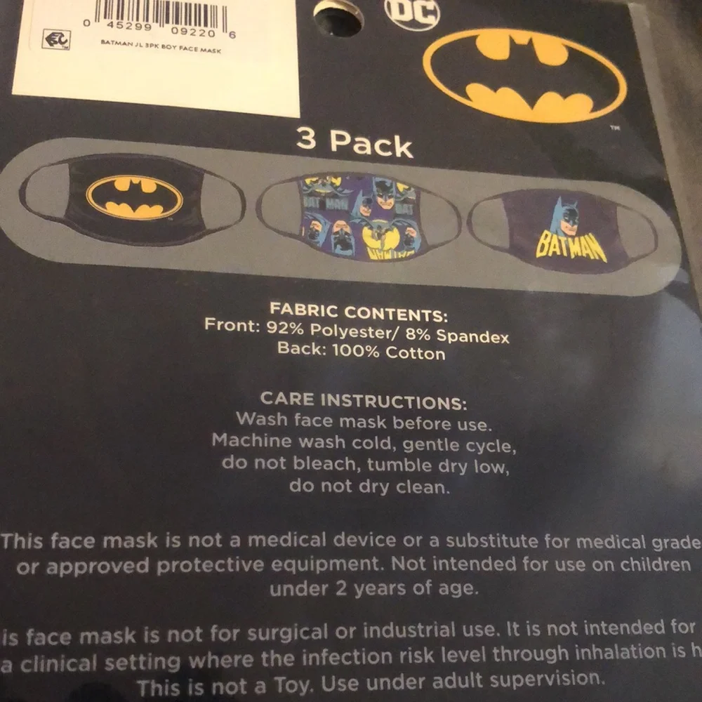 DC Comics kids cloth