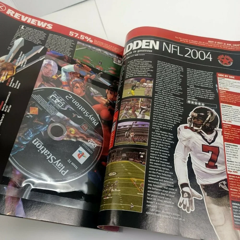 PlayStation Magazine Metal Of Honor 03' Issue 72 INCLUDES DEMO DISC *MINOR WEAR