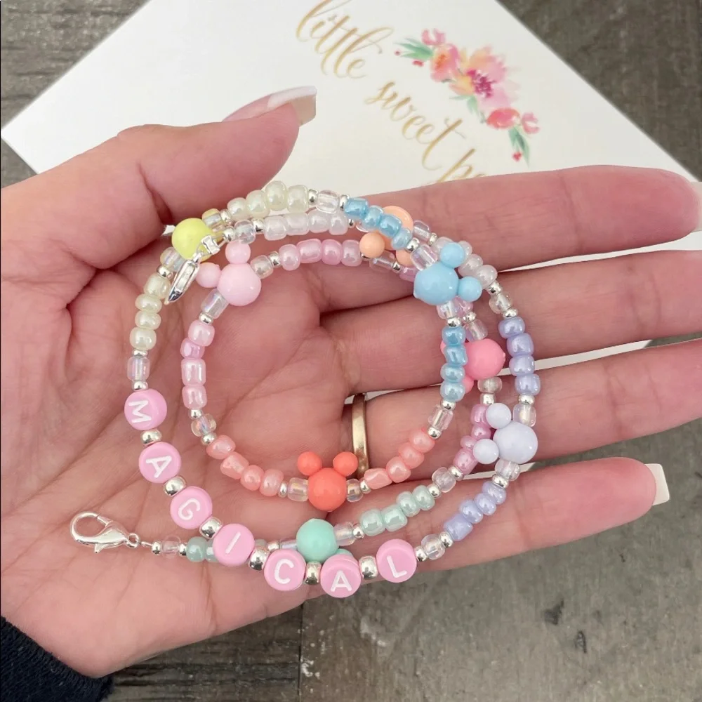 LittleSweetPeaCo mickey beaded