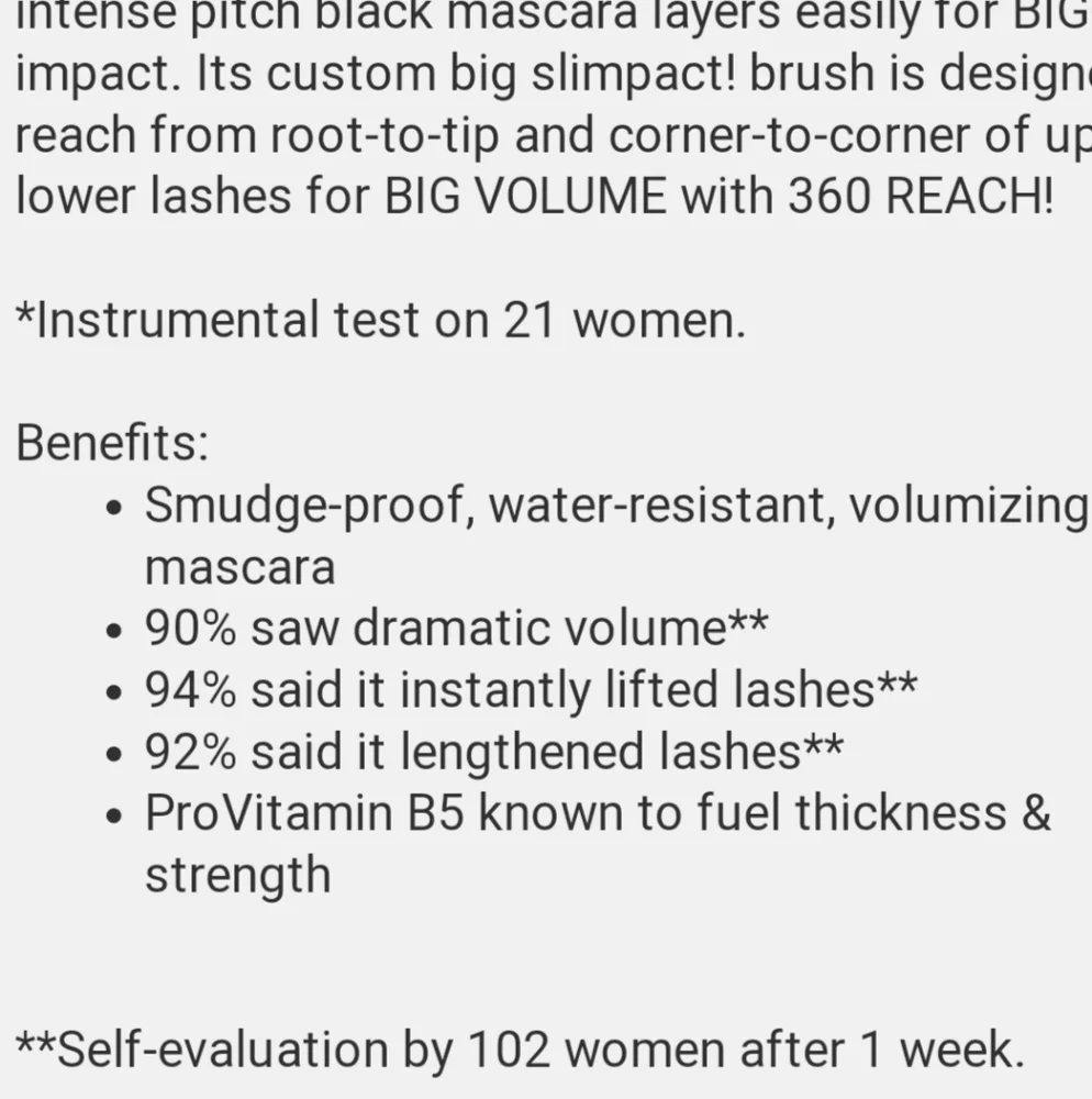 Benefit authentic never