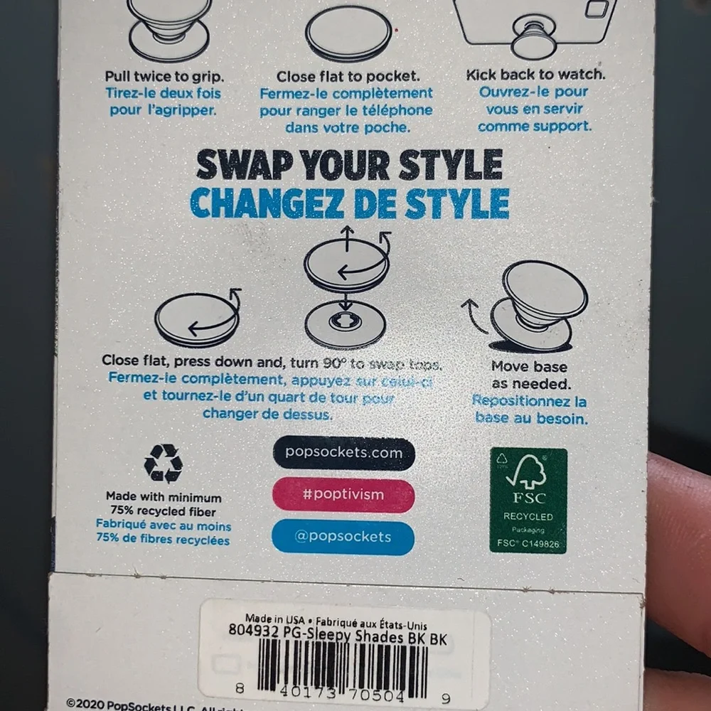 PopSocket swappable popgrip