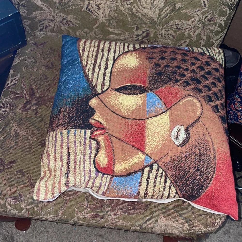Antique Collectible Vintage. Pillow.