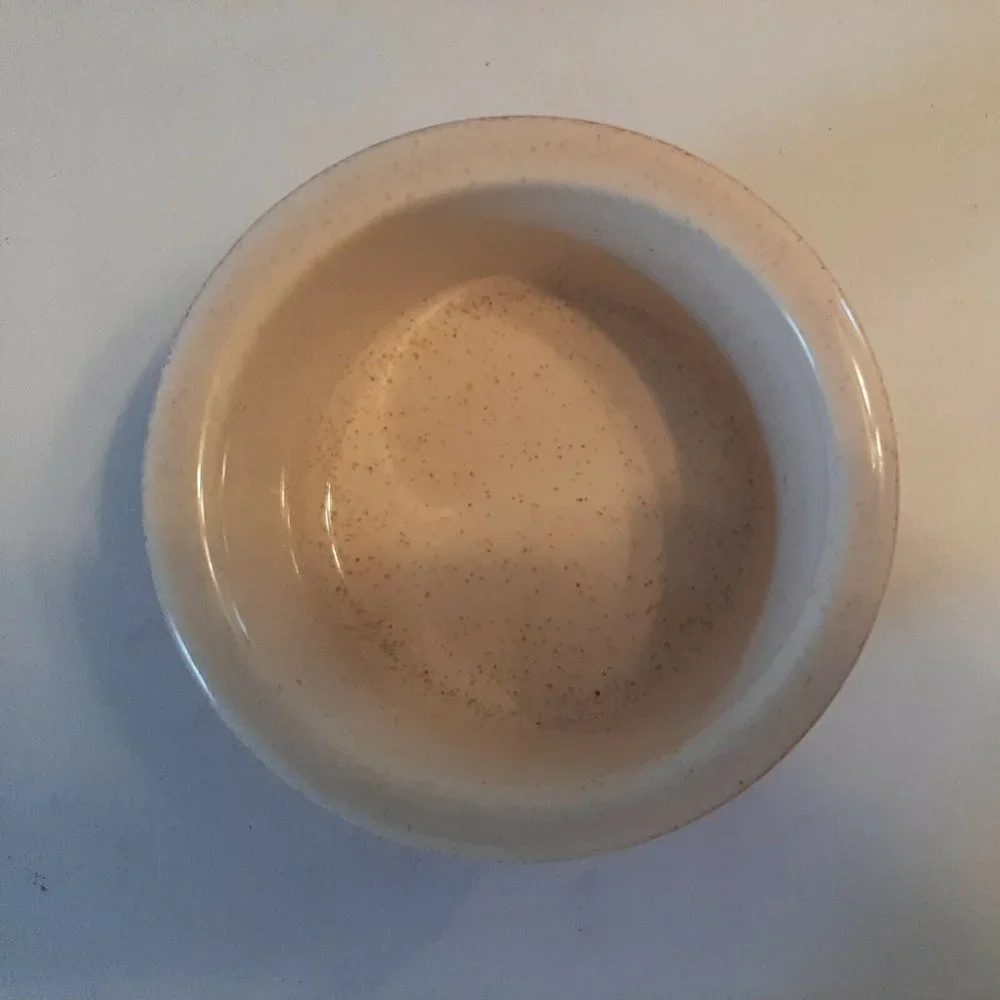 Red White Pfaltzgraff Ramekin Stoneware Dish
