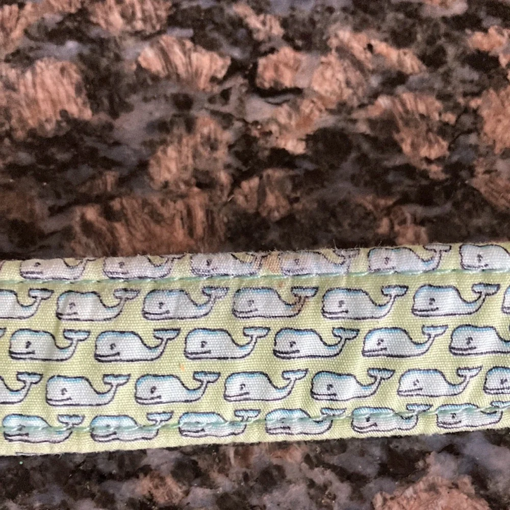 VINEYARD VINES CLASSIC WHALE D-RING BELT SIZE S