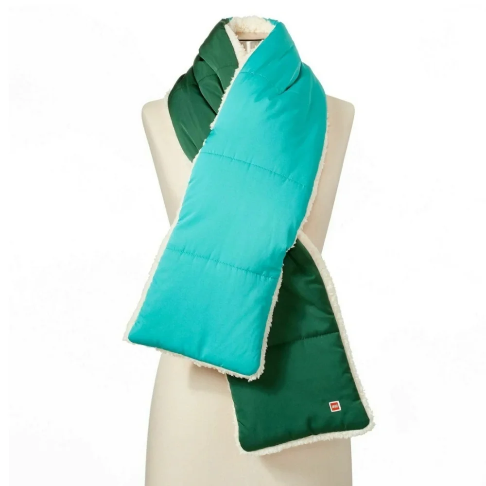 Color Block Puffer Scarf - LEGO Collection x Target Teal/Green