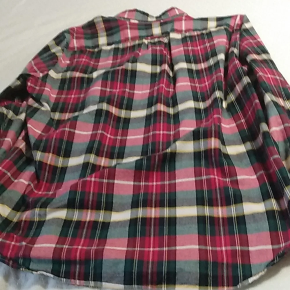 Men's J. Crew plaid oxford shirt