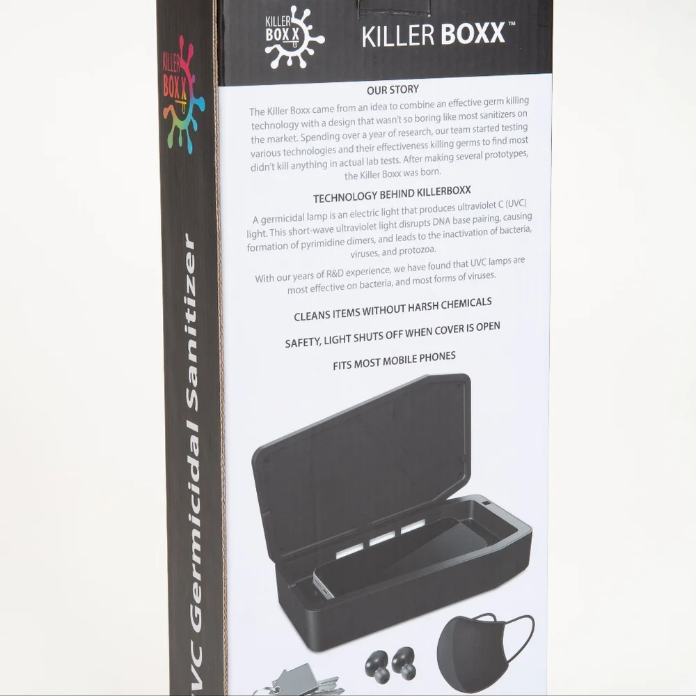 Killer Boxx UVC Germicidal Sanitizer Coffin Box