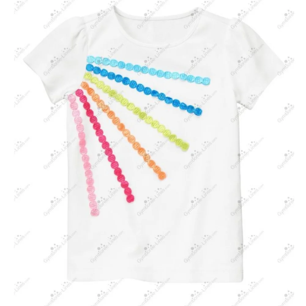 Gymboree Rainbow Dot Trim Tree Girls Size 11