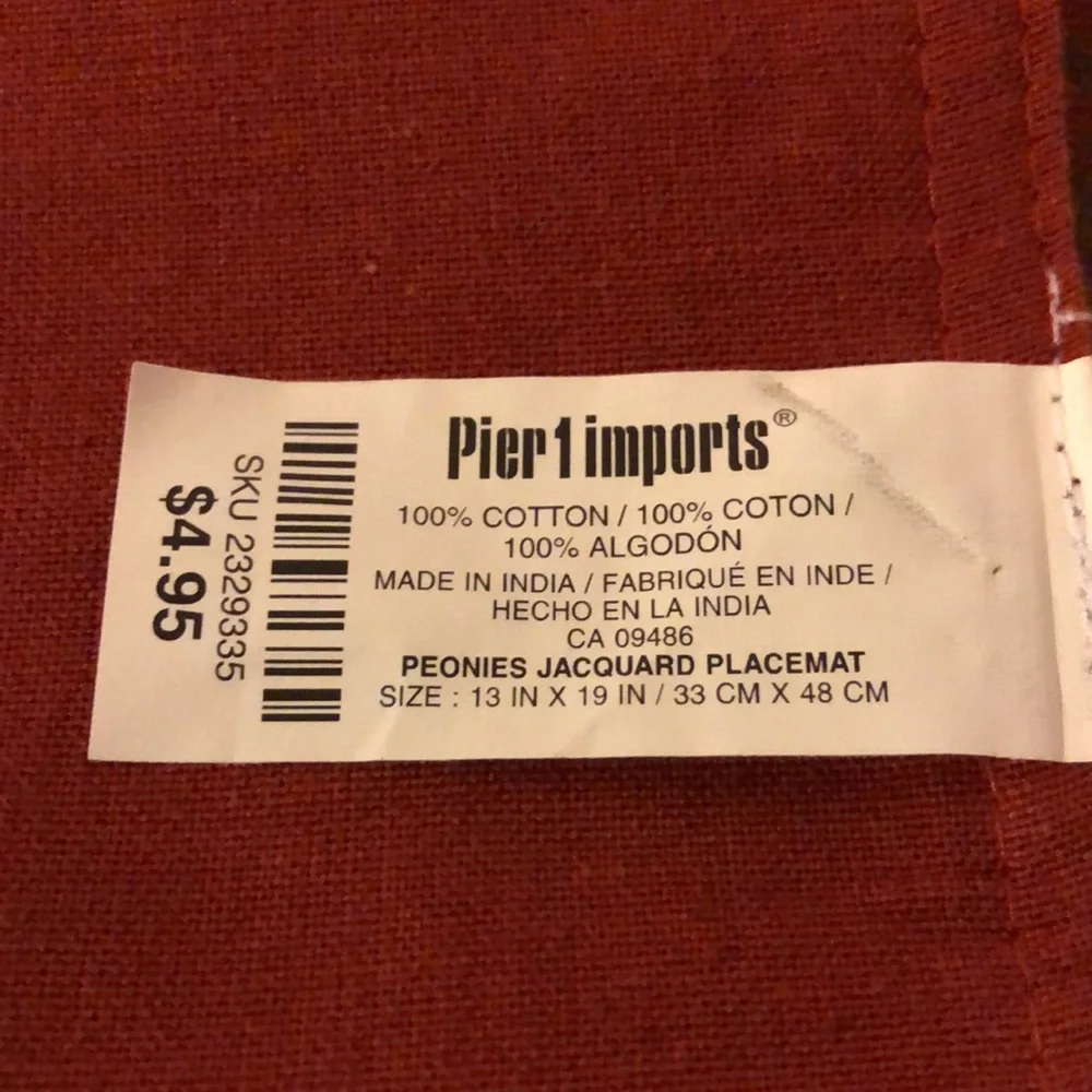 Pier 1 Imports Placemats ~ (8)
