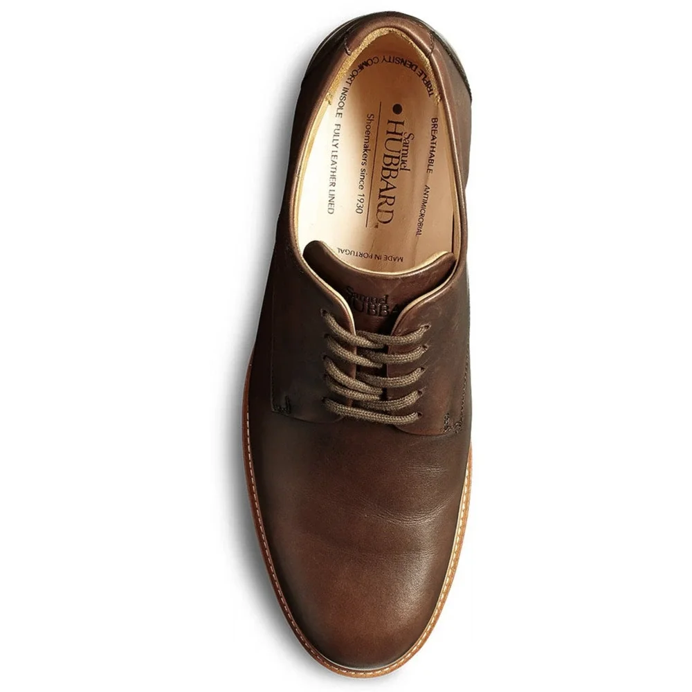 Samuel Hubbard Founder Men's Chestnut Brown Oxford M2100-041 Size 8 Vibram