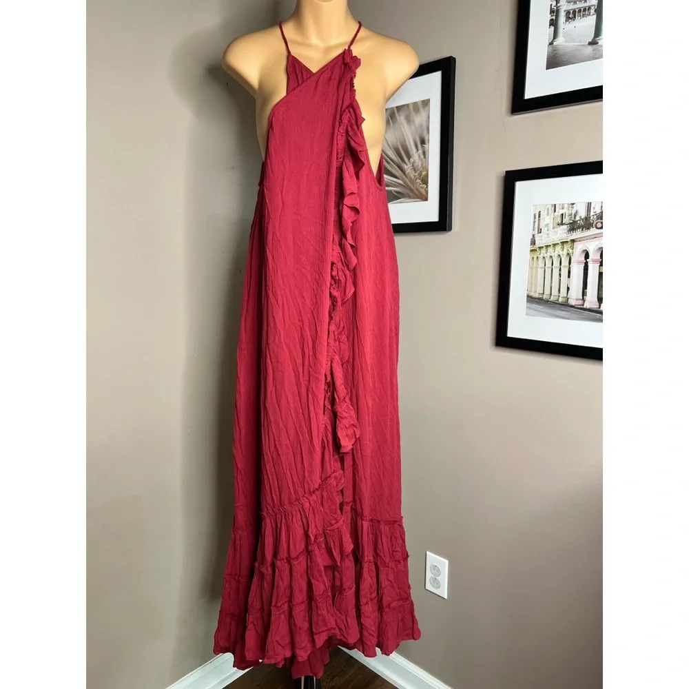 Free People Wrap Around Maxi Dress