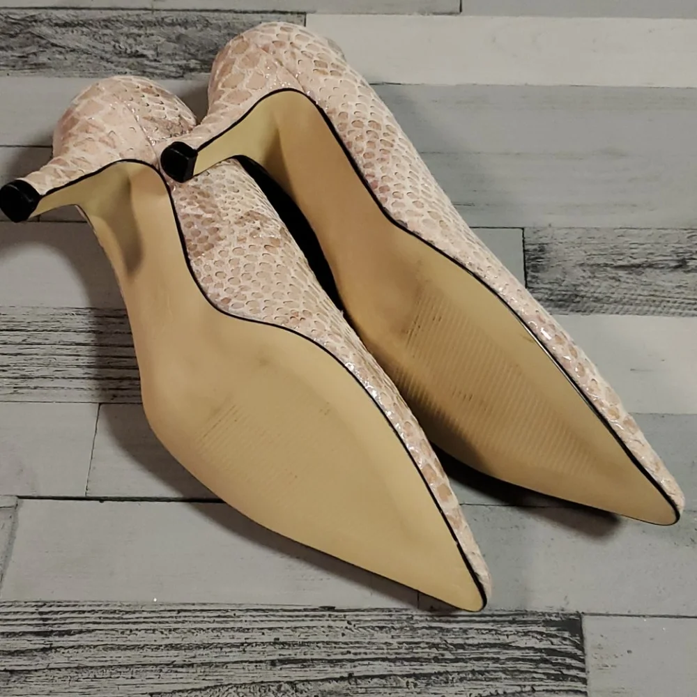 Ros Hommerson snakeskin heels 5.5m