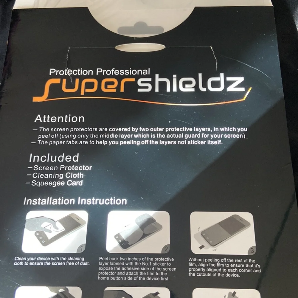 3-Pack Supershieldz Screen Protector for Apple iPad 9.7” HD Clear