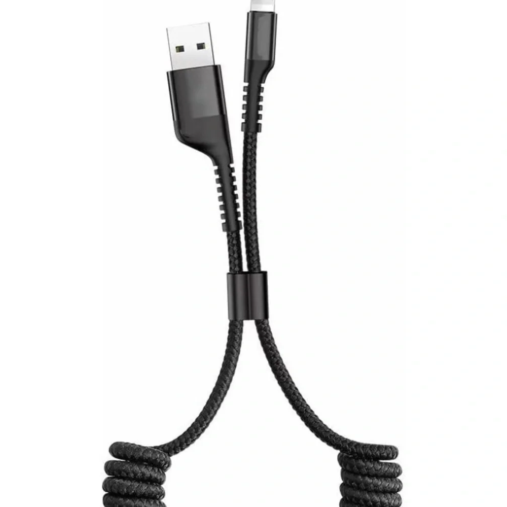 Coiled USB Cable for Car