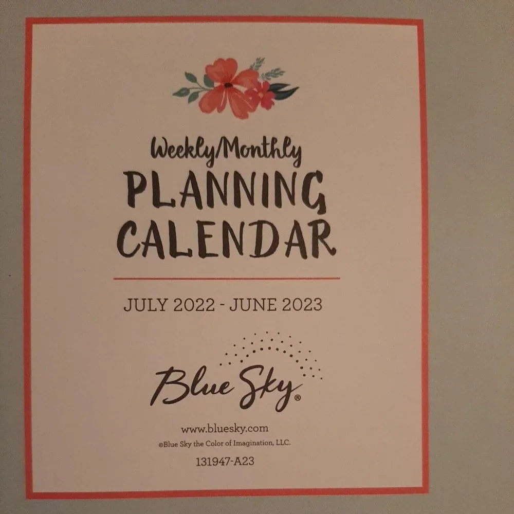 Blue Sky planner july