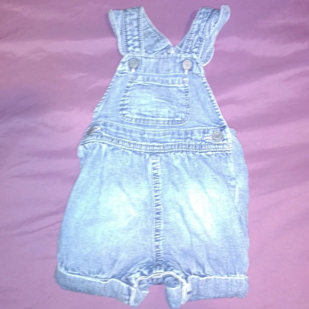 Vintage Gap Denim Overalls For Baby