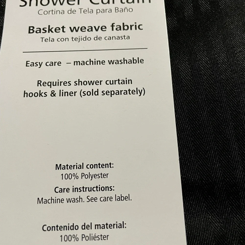 Mainstays black shower