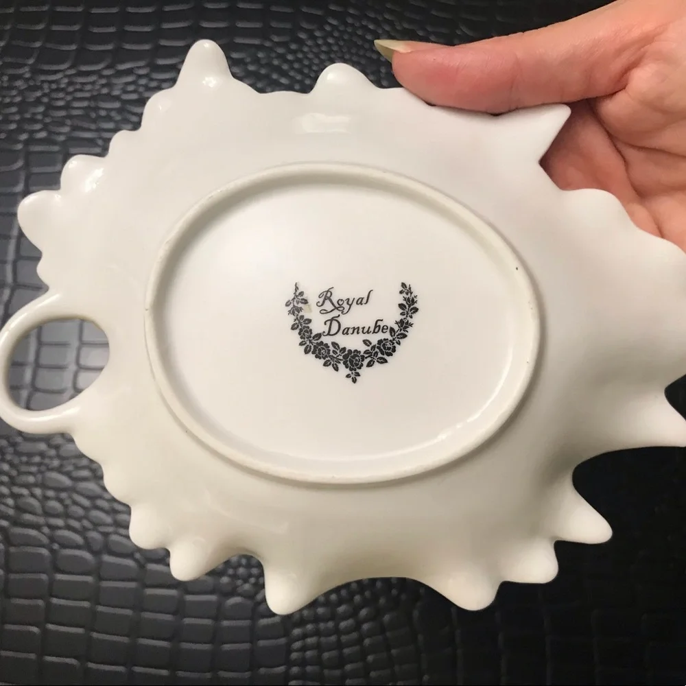 Vintage Royal Danube Floral Candy Dish