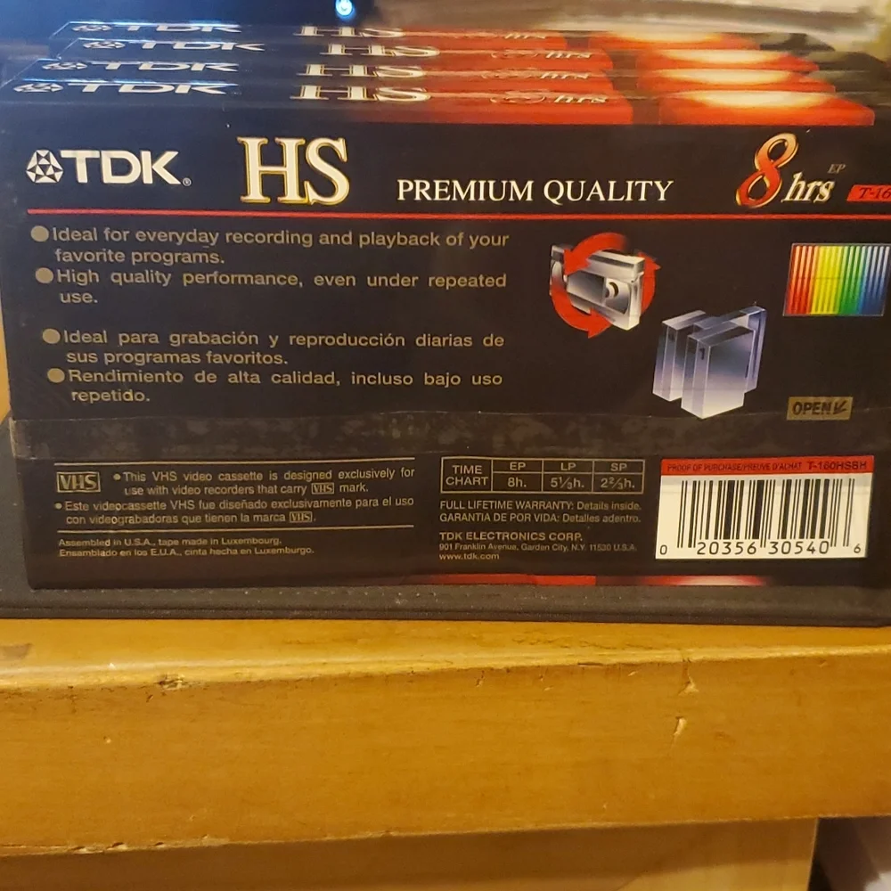 tdk sealed tapes