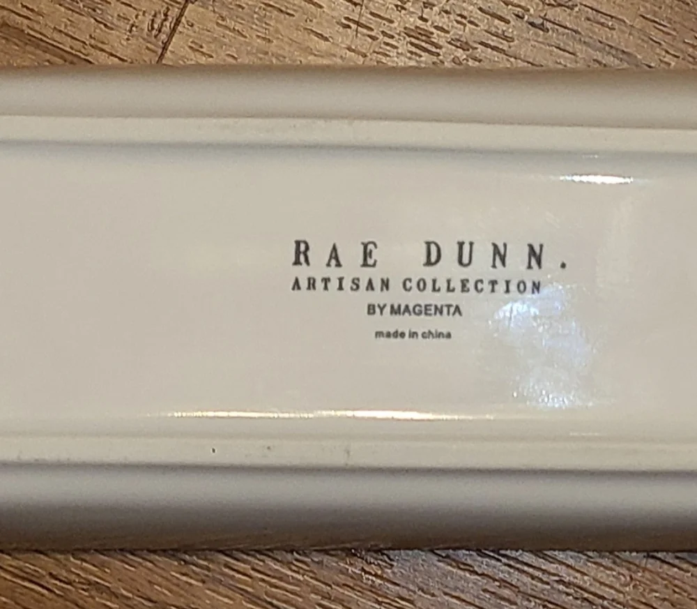 Rae Dunn by Magenta Brow Game On Point Dish